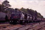 SBD 8191 and other locos at the north end of the yard